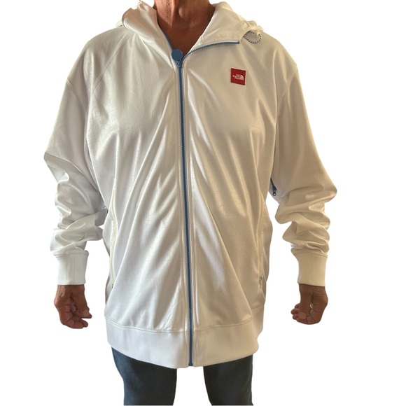 The north face jacket men’s size XXL white athletic running casual Retro sporty - Picture 2 of 16